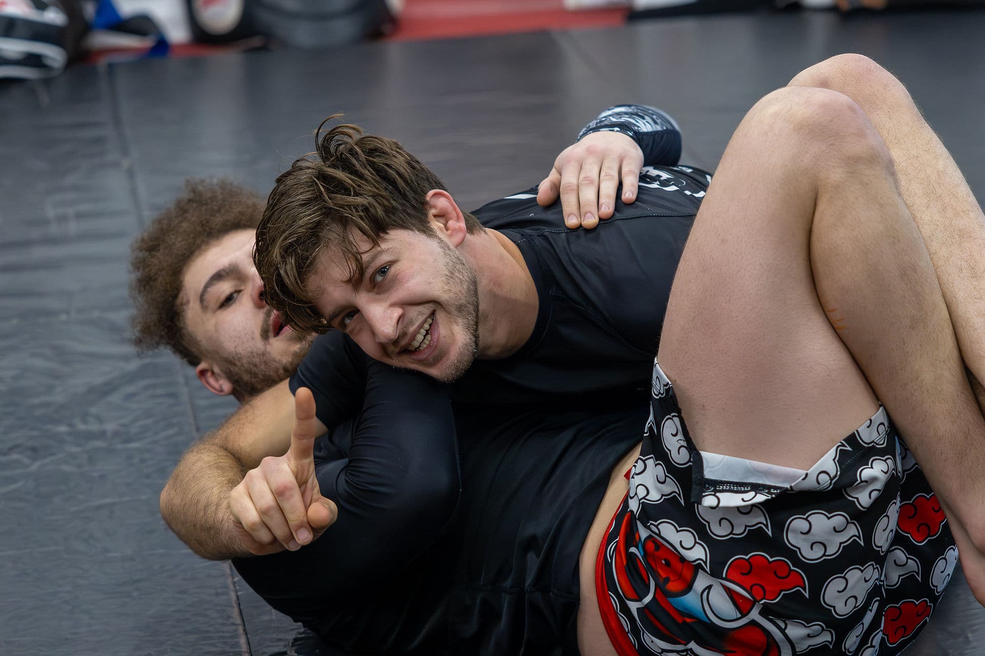 Smiles and good vibes on the mats