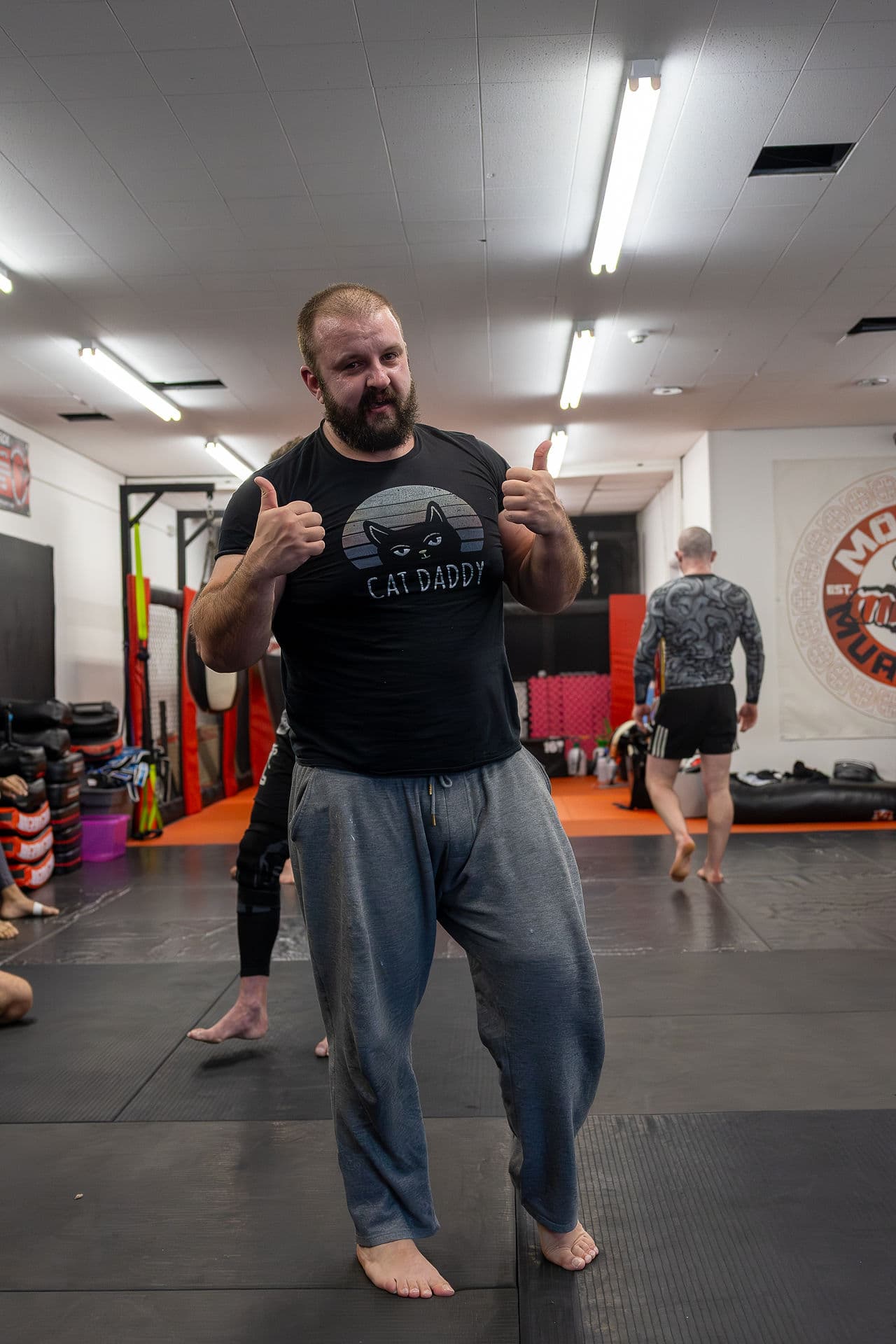 Thumbs up after a great session