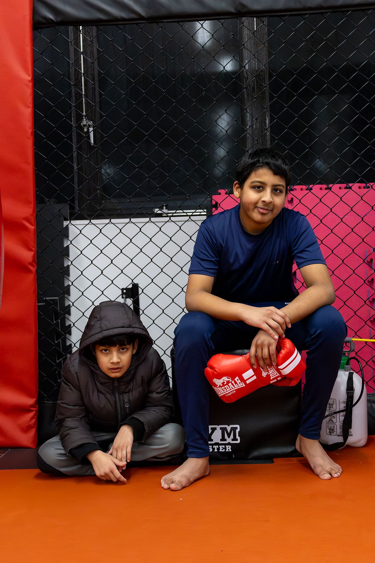 Young members at the gym